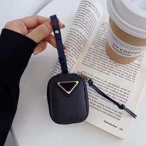 Diseñador de accesorios para auriculares Estuches para AirPods Pro Estuche Airpod 1 2 3 Estuche Bolsa Carta Protección con cremallera Paquete Auricular Cubierta Shell Llavero