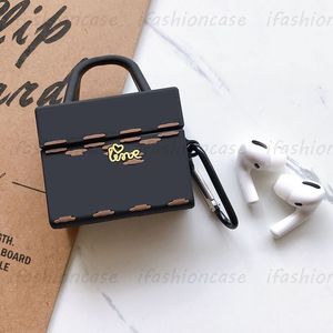 Accessoires d'écouteurs de créateurs Sac à main de marque de mode avec pendentif Coussins d'écouteurs Bluetooth de luxe 4 styles pour AirPods 1 2 3 Top