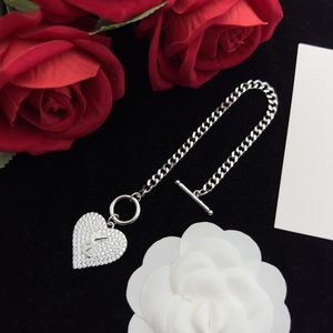 Bracelet de créateur en forme de cœur Y avec lettre en or 18 carats, bijoux pour femmes, bijoux à la mode