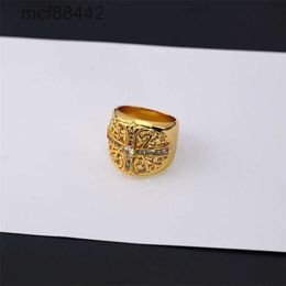 Designer Hearts Ring For Women Men Luxury Classic CH Band Fashion Unisexe Couche Couple Chromees Gold Jewelry Gift JWX8