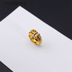 Designer Hearts Ring For Women Men Luxury Classic CH Band Fashion Unisexe Cuff Couple Chromees Gold Jewelry Gift OWW4