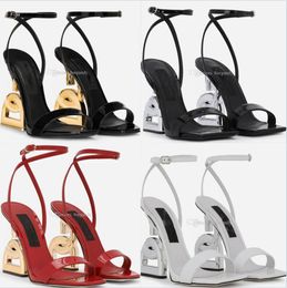 Diseñador Tacones Zapatos Mujeres Sandalias de lujo Damas Clásicos Zapatos de vestir Cuero genuino Slingback Punta redonda Sandalias con caja Sandalias zapatos sandalia bolso de diseñador