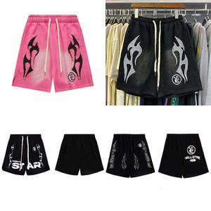 Designer Hellstar Casual Shorts Summer Fashion Mens Mens Femmes Classic Mesh Sports Runnning Fiess Basketball Pantal