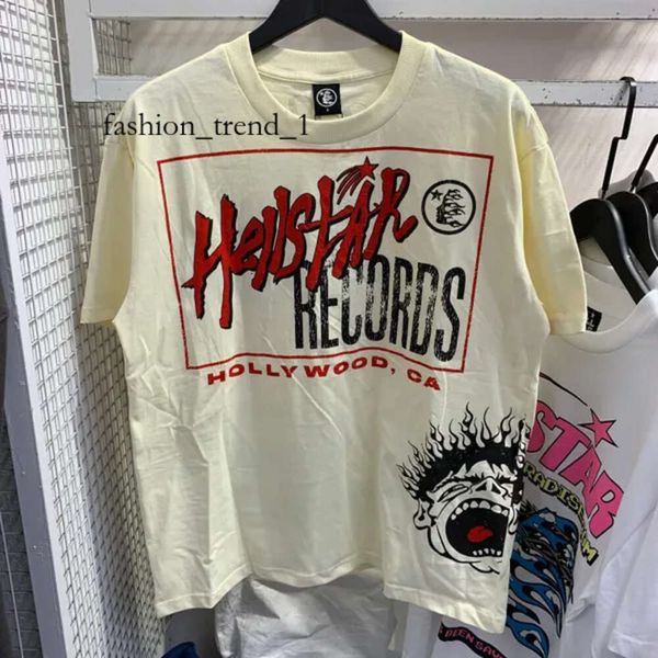 Designer Hellstar Shirt Hommes T-shirts À Manches Courtes Tee Hommes Femmes Haute Qualité Streetwear Hip Hop Mode T-shirt Hell Star Hellstar Court 4884