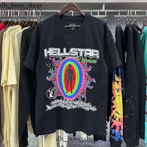 Designer Hellstart Shirt Mens Womens Men's Short Sleeve Tee Hellstarr Polo Designer Hip Street Graffiti Logo T-shirt Short Clothing EssentialSclothing 235