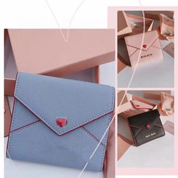 Designer High apparence Level Caviar Print Women's Small Purse Fold multi-card Holder Purse Compact Leather wallet Long matelassé fashion hold bag