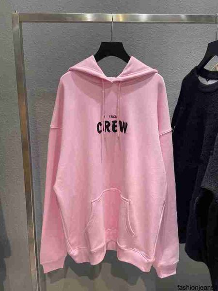 Designer High Edition AutomneHiver Mode de luxe B Home Crew Staff Exclusif Pull à capuche pour hommes et femmes Top Sweat à capuche12M0