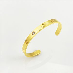 Diseñador de lujo de gama alta pulsera de amor brazalete Moda brazalete unisex plata 18K chapado en oro rosa joyas de diamantes pulseras DHL libre