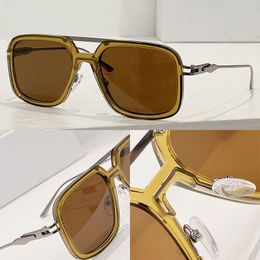 Designer high-end Mens marca óculos de sol para homens mulheres novo piloto acetato fibra quadro pernas de metal óculos de sol elegantes com caixa SPA 57ZS