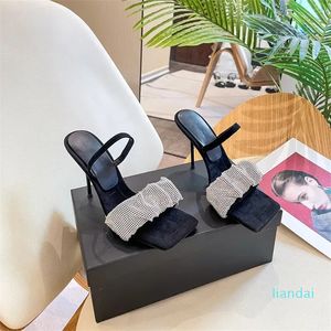 Diseñador de zapatos de tacón alto para mujer, blingbling, verano, dama de honor, fiesta de bodas, oficina, dama, trajes de noche formales, calzado, paquetes completos.