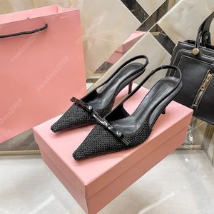 Designer High Talons classiques strass de sandales à talons hauts brillants Femmes Femmes Bow Dress Chaussures Luxury Patent Sandale Sandals Bride