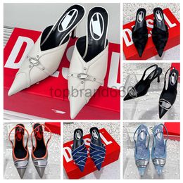 Designer High-Heels Sandals Sandals Fashion Party Office Boches Chaussures Lacet Up Up Shoes Cup peuplé