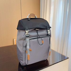 Mochila de diseño de alta calidad con cordón y hebilla, bolso escolar con correa ancha para el hombro, bolso de montañismo, bolsa de viaje P2412