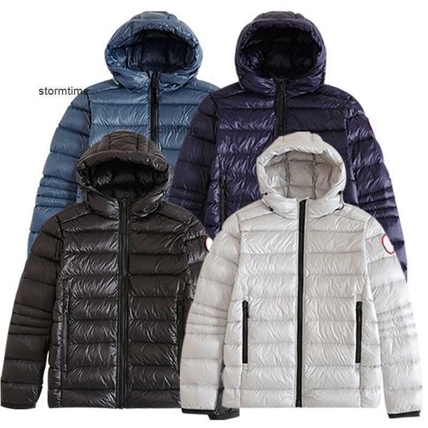 Doudoune de créateur de haute qualité - Unisexe Canada Crofton Parka à capuche en duvet de canard blanc vêtements d'extérieur d'hiver S-XXL