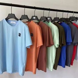 Diseñador de alta calidad sudaderas con capucha hombres piedra camiseta para hombre sudadera brújula brazalete camisa de algodón piedras isla manga corta camiseta pantalones cortos de verano Z5A