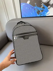 Designer Hoge kwaliteit mannen Dubbele schouderrugzak Studenten School Tassen Daypack Rucksack Laptop Bag