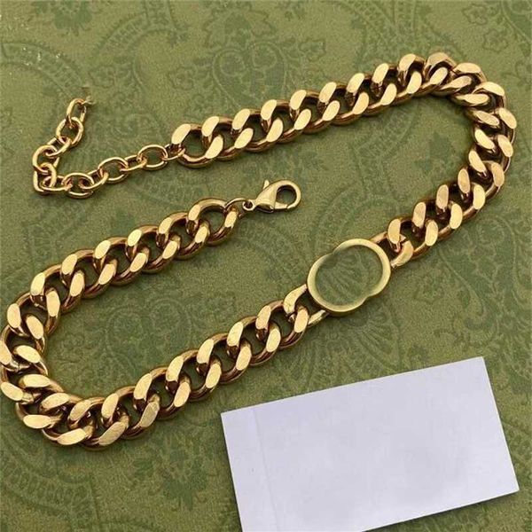 Colliers de haute qualité Collier ras du cou cubain Collares Punk Vintage Chunky épais chaîne à maillons pour femmes nouvel an bijoux accessoires marque de mode