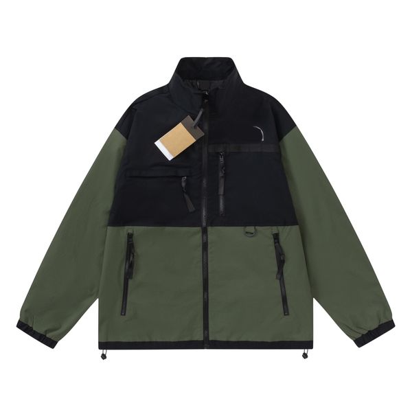 Designer de haute qualité printemps et automne multi-poches épissage coupe-vent imperméable classique broderie stormtrowel manteau manteau couples hommes et femmes identiques