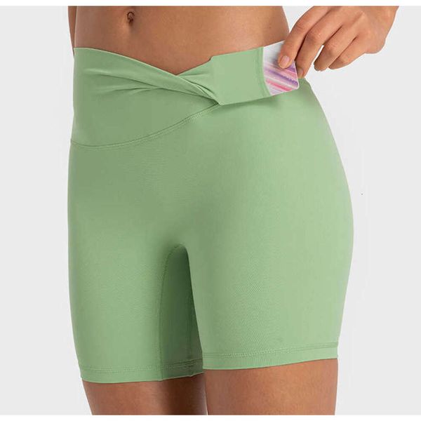 Designer short Lu Yoga de grande hauteur pour les femmes nus ne sentant pas