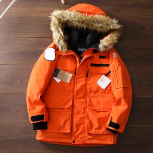 Designer High Street Fashion Northern Winter Outdoor Down Jacket Lettre de coton pur brodé hommes et femmes portent des vêtements chauds Nime