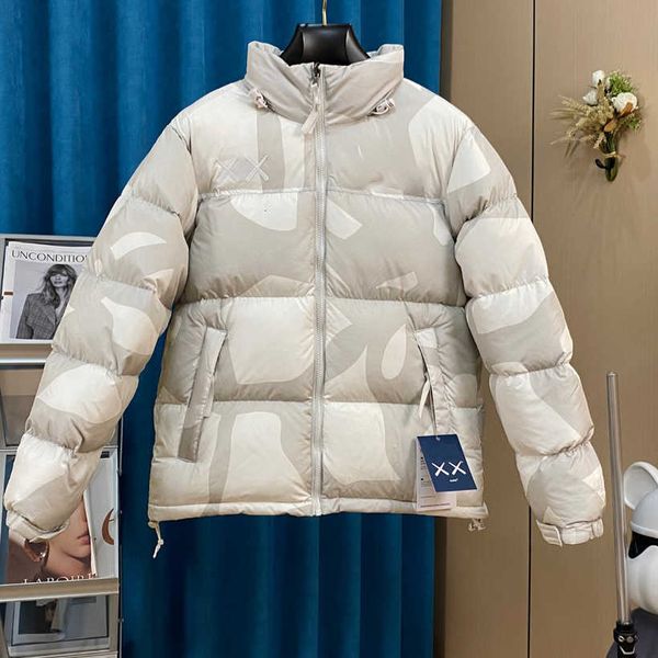 Diseñador High Street Fashion Northern Winter Outdoor Down Chaqueta de algodón puro Letra bordada Hombres y mujeres usan ropa cálida D2WX