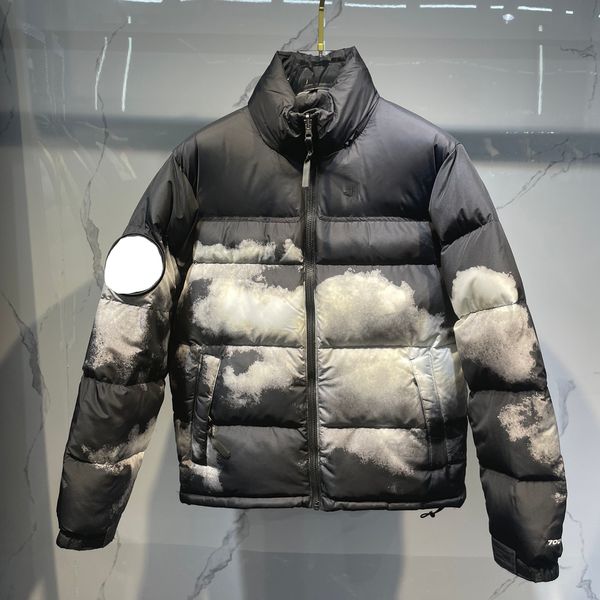 Designer High Street Fashion Northern Winter Outdoor Down Veste Pure Coton Lettre brodée Hommes et femmes portent des vêtements chauds Y6sy