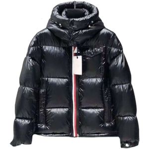 Designer High Street Monc Fashion Monc Jacket Outdoor Down Down Veste Pure Coton Lettre Broidered Men and Women Veste mate brillante Veste de rue Street