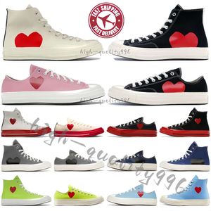 Designer high-top vintage casual schoenen komen des Garcons x 70's Espadrilles All Star Classic 70 Chucks Tayors Flat Sneakers heren en dames buiten sportcasual schoenen