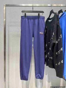 Designer High version b Cola pantalon Terry brodé pour hommes et femmes avec technologie de broderie machine en pur coton XPTB