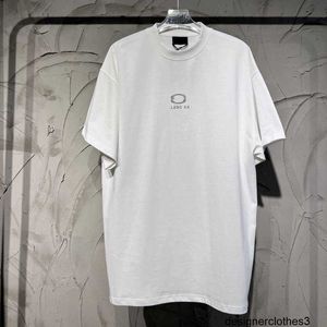 Designer High Version B Family 2024 T-shirt à manches courtes en diamant mousseux et à la mode coupe ample polyvalente pour hommes et femmes 22JX