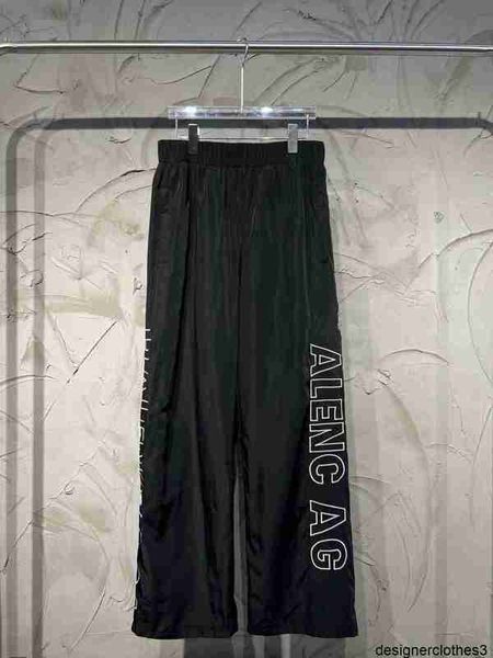 Diseñador Versión alta B Familia letra grande bordada deportes estilo uniforme escolar pantalones OS pantalones sanitarios unisex holgados SSVV