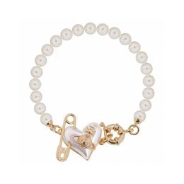 Designer High Version Brand Love Pin Bracelet Bracelet Womens Lumière Luxury Fent Round Budle Paper Clip End