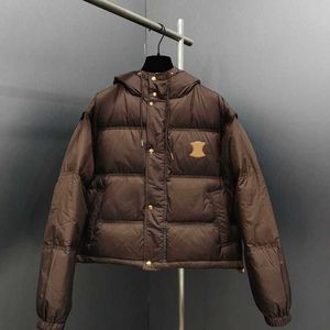 Designer Hoge versie C familie 24FW trend losse pasvorm casual lichtgewicht nylon korte jas donsjack ins PS99