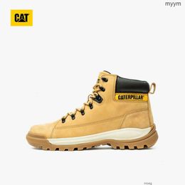 Chaussures de randonnée de styliste pour hommes, bottes d'extérieur Cats/carter décontractées, légères et respirantes, antidérapantes, grande taille jaune