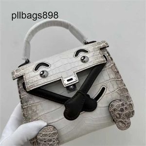 Designer Himalayan Sacs Handsbag Crocodile Cuir Little mignon Mini visage souriant Mini