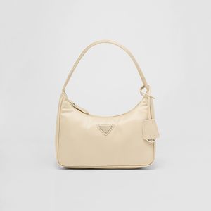 Designer Hobo Bag Luxe Femmes Sac à main Totes Pr Re-Nylon Sacs à bandoulière Pochettes Sacs sous les bras Portefeuille Pr Re-Edition 2000 Pochette Desert Yellow Top Qualité avec boîte