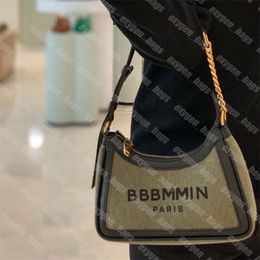 Ontwerper Hobo Women BM Handtassen Canvas B Army Green Tote Woman Schoudertassen Letter Gedrukte crossbody tas met doos luxe hobo portemonnee