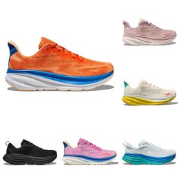 Designer Hokka One Bondi 8 Chaussures de course Femmes Platform Sneakers Clifton 9 Blakc White Harbor Mens Falens Trainer Runnings Shoe