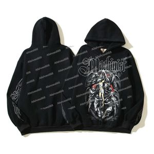 Sweat à capuche de créateur des années 80 et 90 Nirvana Rebirth Pull High Street Skull Pull à capuche pour hommes et femmes