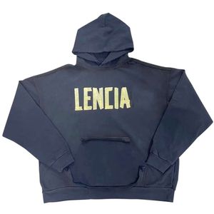 Balencigs Sweat à capuche de mode Sweat à capuche pour hommes Pulls de haute qualité Couples de marque à la mode Automne Hiver Avant Arrière Modèle américain Bande de papier le TE6T