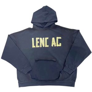 Balencigs Sweats à capuche de mode Sweat à capuche Pulls pour hommes de haute qualité Version correcte Papier de beauté Bande jaune Pur coton OS Coupe ample Couple Swea 9C3U