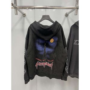 Balencigs Sweats à capuche de mode Sweat à capuche Pulls pour hommes de haute qualité Paris Nouvelle haute édition B Home Tape Tower Zipper Loop Cardigan Épais Unis K5YC