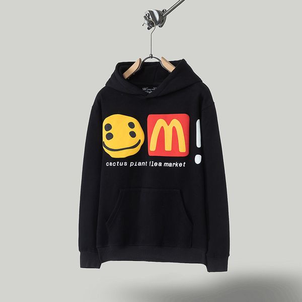 Designer Sweat à capuche CPFM Nouveau 2023 Sweats à capuche pour hommes Puff Imprimer Cactus Plante Marché aux puces Big Mcdonalds Sauce spéciale Hamburger Sweat à capuche Hommes Femmes 1 459