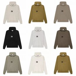 Sweat à capuche Designer EssentialSweatsss High EssentialLSS Street Double Line Chapeau et Sweater LETTRE SUPPRIMENT