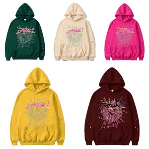 Sweat à capuche pour hommes Spider Sweats à capuche Femmes 555555 Mousse de haute qualité Imprimer Spider Web Hip Hop Femmes Pull