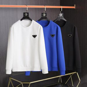 Designer Sweat à capuche Mans Sweats à capuche Automne Hiver Sweatshirts Femmes Col rond T-shirt à manches longues Blanc Bleu Noir Sweat-shirt en coton Asie Taille M-5XL