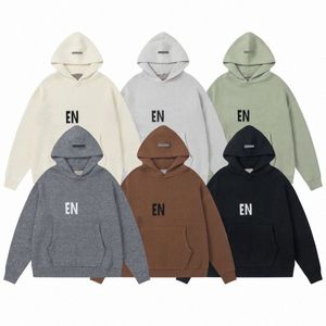 Diseñador con capucha hombres mujeres tejer suéter con capucha de gran tamaño otoño silicio monopatín con capucha unisex sudadera gráfica pul G54Z #