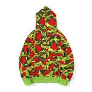 Designer Hoodie Mens Bepa Full Zip Up Sweatshirts voor Dames Zwart Camouflage Jas Hooded Sweatshirt Lange mouw Tech Fleece Cardigan Maat S M L XL XXL XXXL
