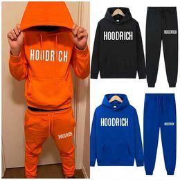 Sweat à capuche de créateur Hoodies Sweatshirts Sweats Sweats Sweats Sweats Sports d'hiver pour hommes Hoodrich Lettre de survêtement serviette Hoodrich Broidered Sweatshirt Solid 993