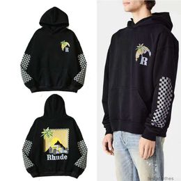 Designer Hoodie Heren Sweatshirts Mode Streetwear Amerikaanse High Street Fashion Br Rh Zomer Kokosnoot Racing Losse Casual Paar Herfst Winter Hoodies met Capuchon Mannen W